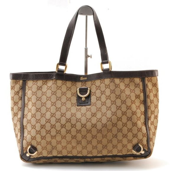 💎✨STUNNING✨💎 Gucci Shoulder bag abbey tote bag - vintage Gucci authentic - Picture 1 of 15